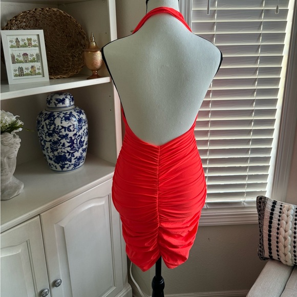 Tigermist Halter Mini Dress - Picture 3 of 6